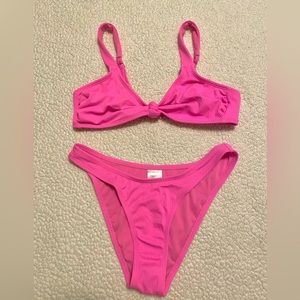 hot pink bikini